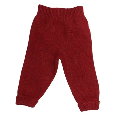 Pantalon (Rouge) de Wedoble Cachemire, Laine de mouton