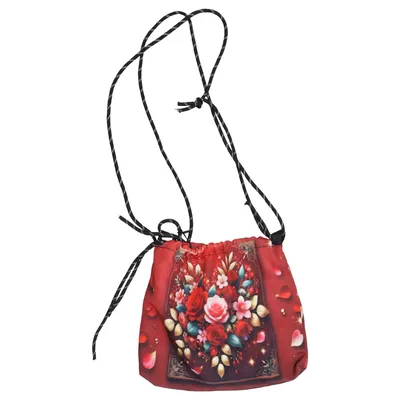 Sac à bandoulière (Rouge, Multicolore)