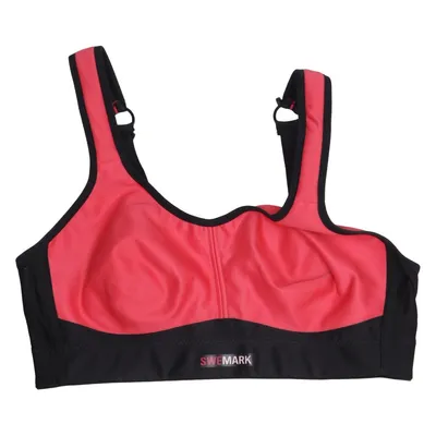 Sport-BH (Pink, Schwarz) von Swemark Elasthan, Polyamid, Polyester