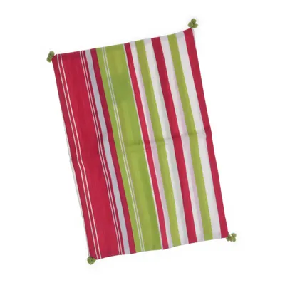 Housse de coussin (Blanc, Vert, Rouge) de Noble House