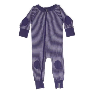 Sparkdräkt (Lila, Vit) från Geggamoja Elastan, Ekologisk bomull