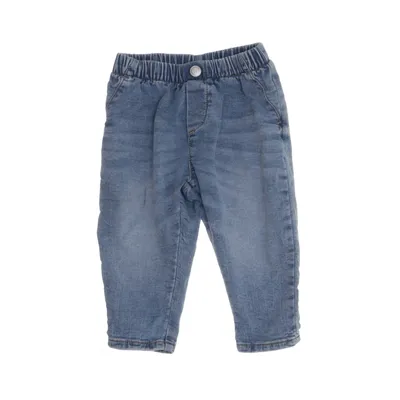 Jeans (Blå) från Lindex Bomull, Elastan