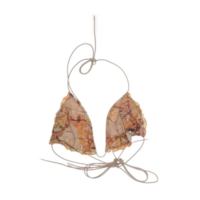 Haut de bikini (Beige, Multicolore) de Jaded London Élasthane, Polyamide, Polyester
