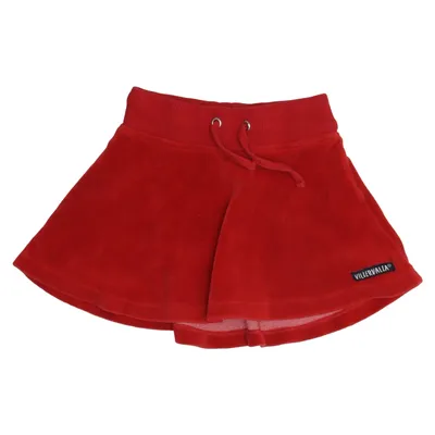 Skirt (Red) from Villervalla Cotton, Polyester