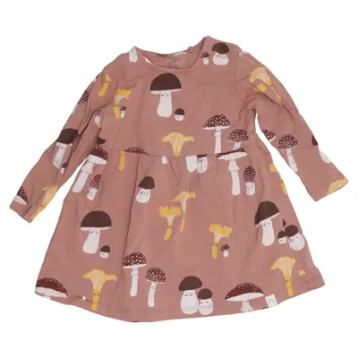 Robe (Rose, Multicolore) de Lindex Baby Coton, Élasthane