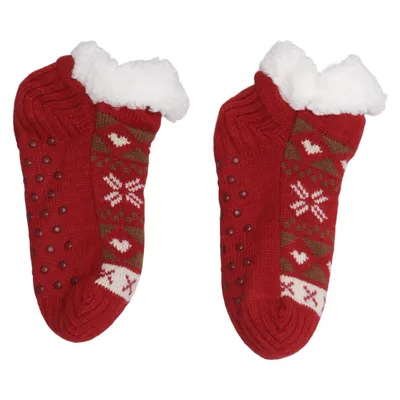 Knit socks (Red, White, Multicolored)