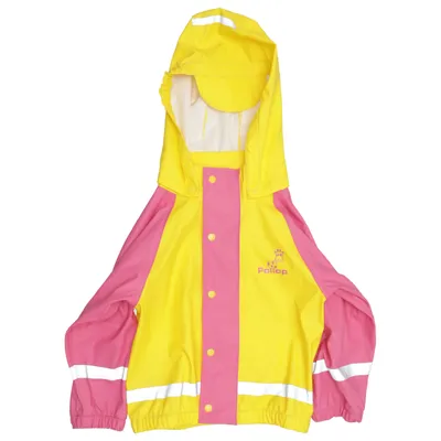 Rain jacket (Yellow, Pink) from Pollop Polyurethane