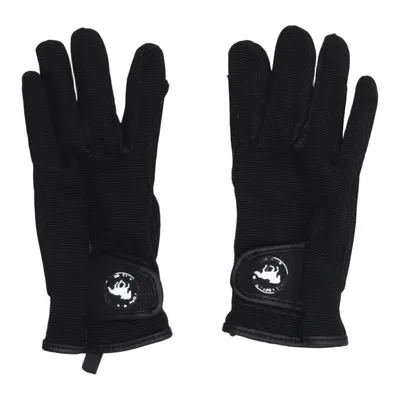 Gloves (Black) from Horse Riders Club Elastane, Polyester, Polyurethane