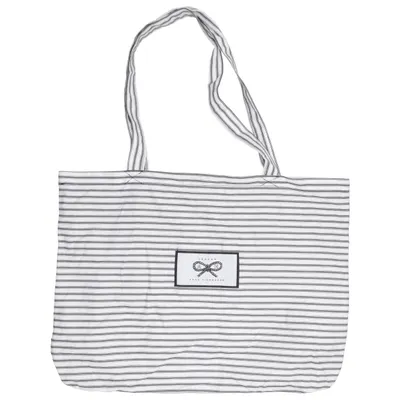 Sac en toile (Blanc, Noir) de Anya Hindmarch