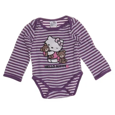 Body (Lila, Vit) från Hello Kitty Bomull