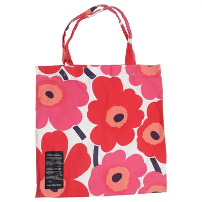 Canvas bag (Red, Pink, White) from Marimekko Cotton