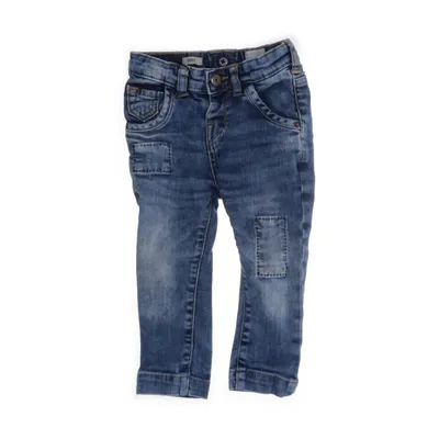 Spijkerbroek (Blauw) van Mango Baby Katoen, Elastaan