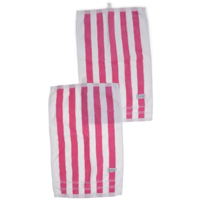 Handduk (Rosa, Vit) från Living by Hemtex Bomull