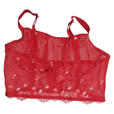 Bustier (Red) from Hunkemöller Elastane, Polyamide, Polyester
