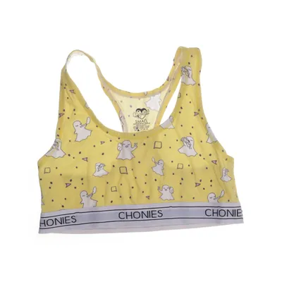 Bralette (Yellow, White, Gray) from Choies Cotton, Elastane, Modal