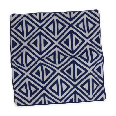 Kuddfodral (Blå, Vit) från Lawrence Grey Home Akryl, Bomull