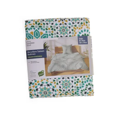 Dekbedset (Wit, Groen, Meerkleurig) van Livarno Home Polyester