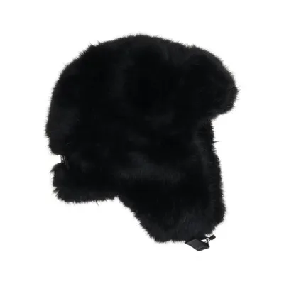 Trapper hat (Black) from Barts Faux fur, Polyester
