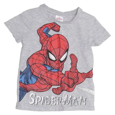 T-shirt (Grijs, Meerkleurig) van Marvel Spiderman Katoen, Polyester