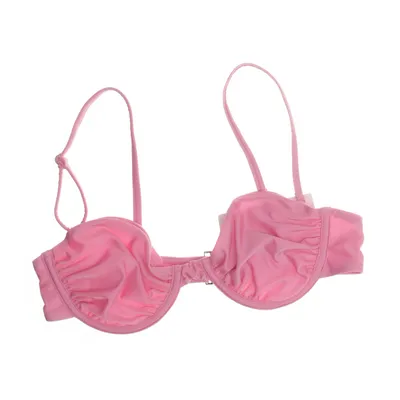 Bikini top (Roze) van Nelly Elastaan, Gerecycled polyester