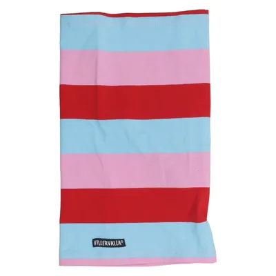 Halswärmer (Blau, Pink, Rot) von Villervalla Elasthan, Bio-Baumwolle