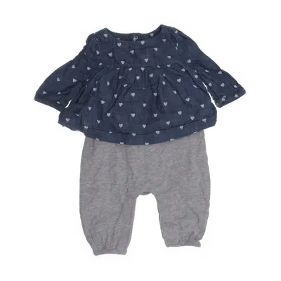 Sparkdräkt (Blå, Grå, Vit) från BabyGap Bomull