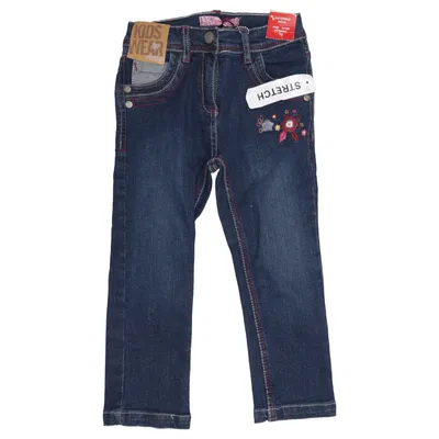 Jeans (Blå) fra Fame Bomuld, Elastan