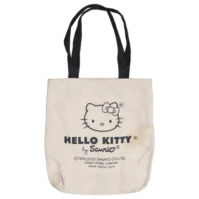 Tygpåse (Beige, Svart) från Hello Kitty by Sanrio