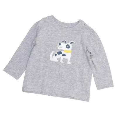 Lange mouwen shirt (Grijs) van Happy Kids by Tchibo Organisch katoen