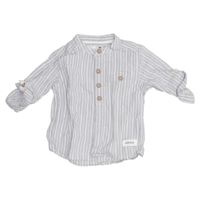 Shirt (Grijs, Wit) van Newbie by KappAhl Katoen
