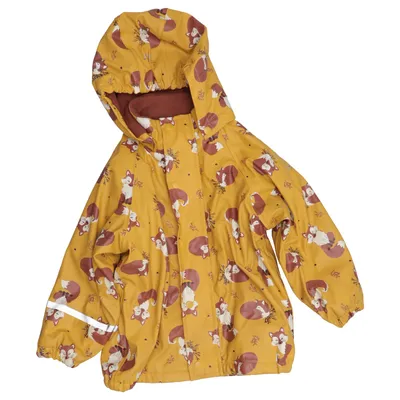Regnjacka (Gul, Brun) från Celavi Polyester, Polyuretan