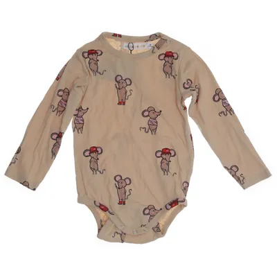 Body (Beige, Röd) från Minimarket Bomull