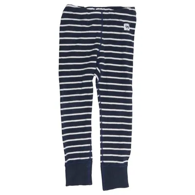 Leggings (Blå, Vit) från Polarn O. Pyret Ekologisk bomull