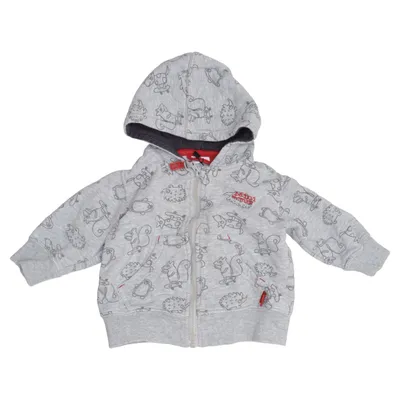 Sweat à capuche (Gris) de Baby by Lindex Coton