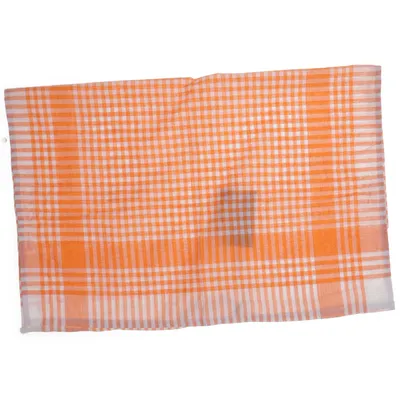 Kökshandduk (Orange, Vit) från Zollner Bomull