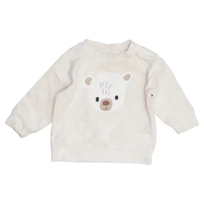 Sweatshirt (Beige) von Lindex Baby Baumwolle, Polyester