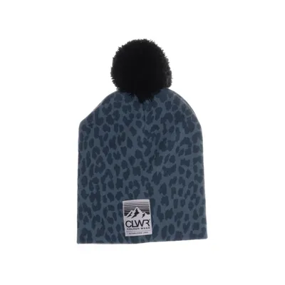 Bonnet à pompon (Bleu, Noir) de CLWR Acrylique