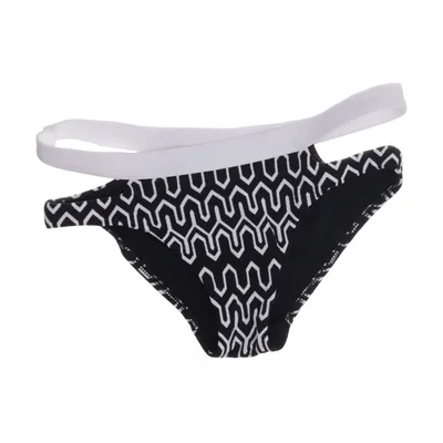 Bikiniunderdel (Svart, Vit) från Seafolly Elastan, Nylon, Polyester