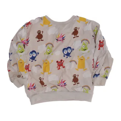 Collegetröja (Beige, Flerfärgad) från Babblarna x KappAhl Bomull, Elastan