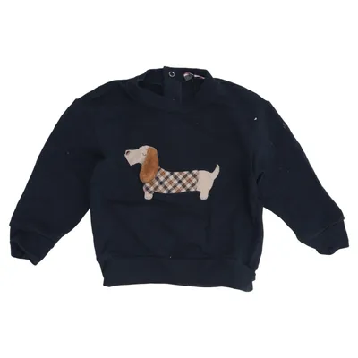 Sweatshirt (Black) from Il Gufo Cotton, Elastane