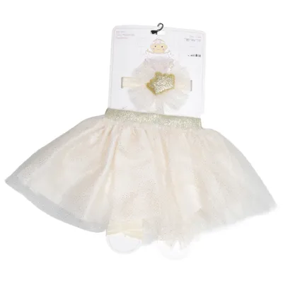Tylnederdel (Beige, Hvid) fra Little by Little
