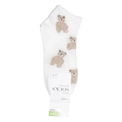 Socks (White, Brown, Pink) from MyWear Cotton