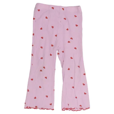 Leggings (Pink, Red) from KappAhl Cotton, Elastane