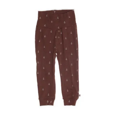 Pyjamasbukser (Brun, Hvid) fra Feetje Elastan, Økologisk bomuld