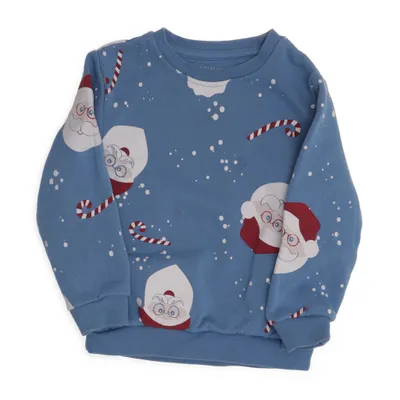 Kersttrui (Blauw, Meerkleurig) van Primark Katoen, Polyester