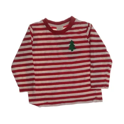 Long sleeve T-shirt (White, Red) from Alana Organic cotton