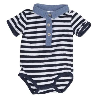 Romper (Blauw, Wit) van Topomini Katoen, Elastaan, Polyester