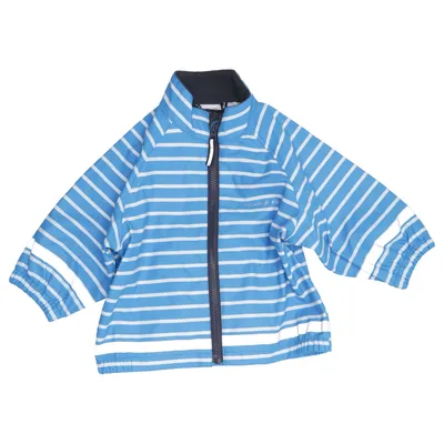 Rain jacket (Blue, White) from Polarn O. Pyret Polyester, Polyurethane