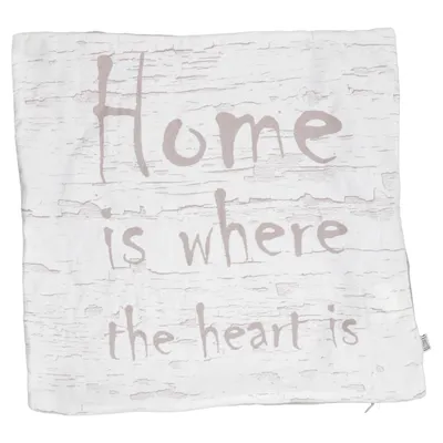 Housse de coussin (Gris, Blanc) de In Home Polyester