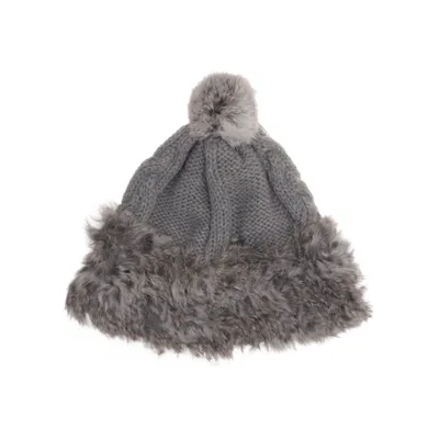 Pompon muts (Blauw, Grijs) van Mirelle